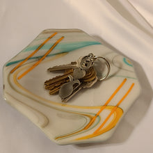 Load image into Gallery viewer, Southwest Vibes II - octagonal fused glass dish
