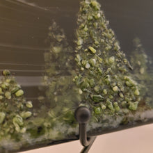 Load image into Gallery viewer, Moonless Night 1, fused glass art
