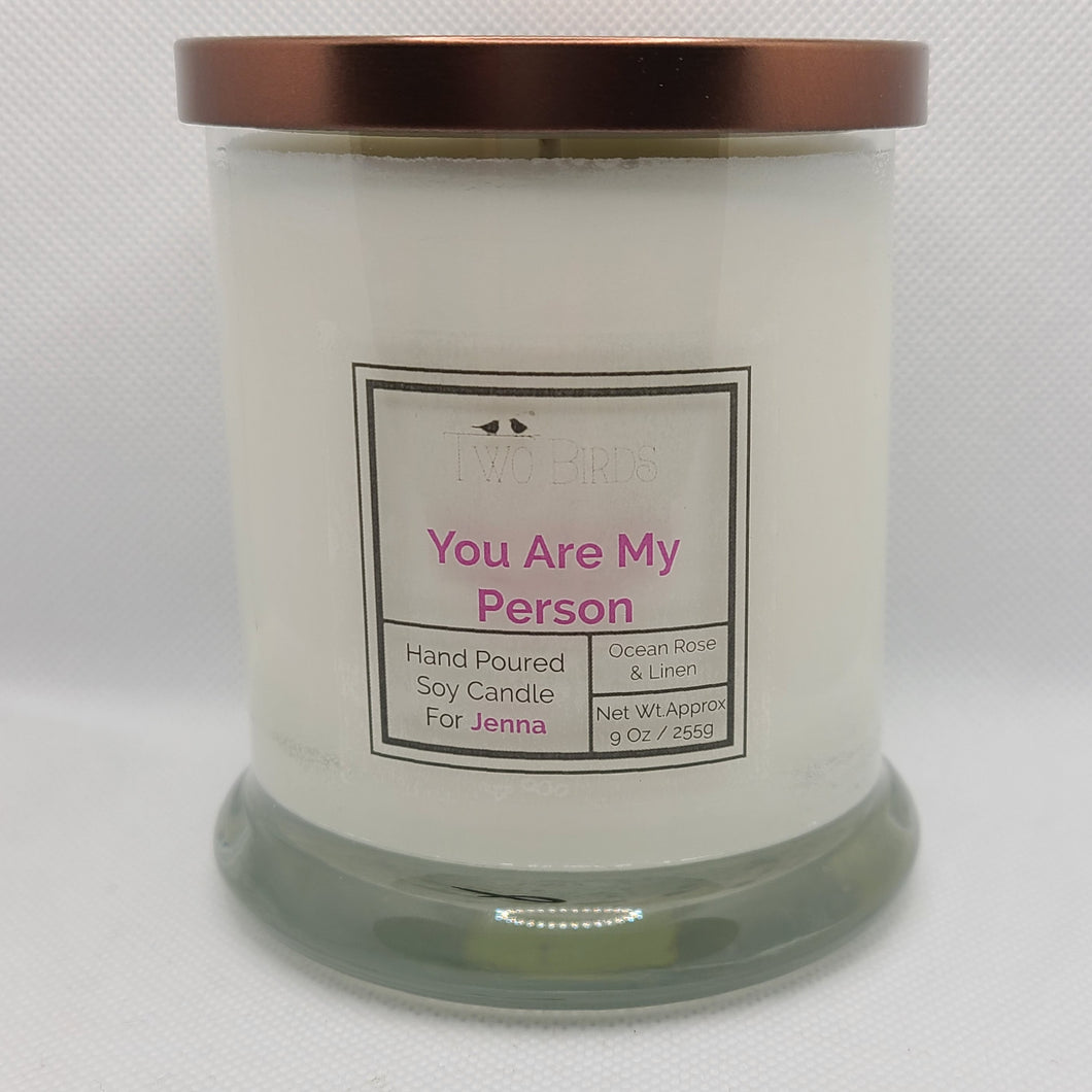 Custom Order: Proposal Candle - email us before ordering