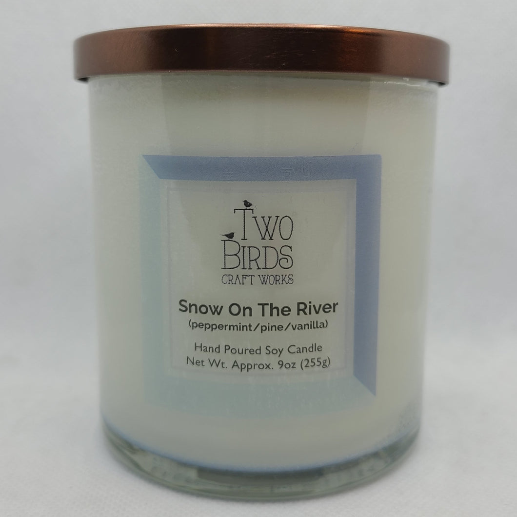 Winter In Western New York Collection - 'Snow On The River' 9oz Soy Candle