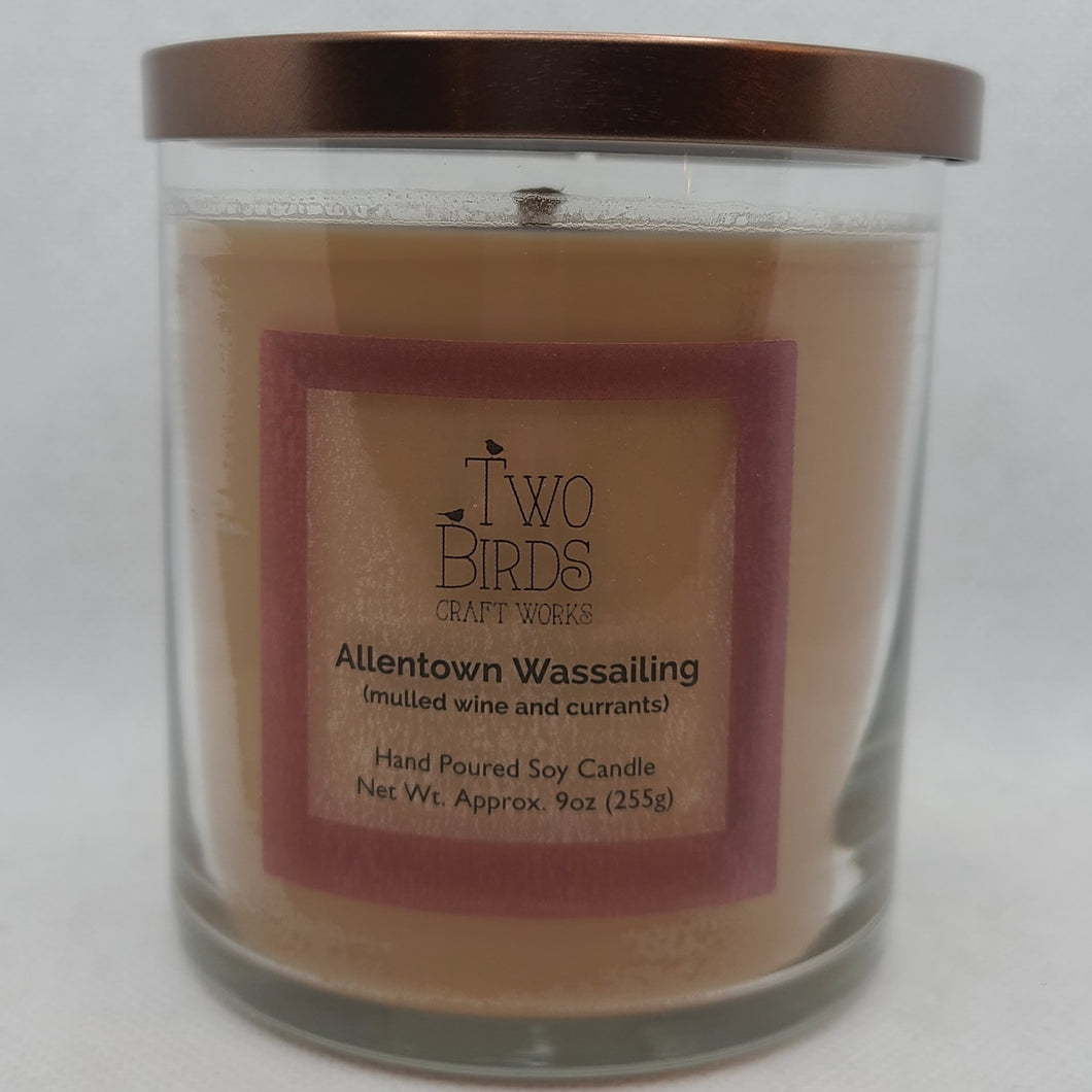 Winter In Western New York Collection: 'Allentown Wassailing' 9oz Soy Candle