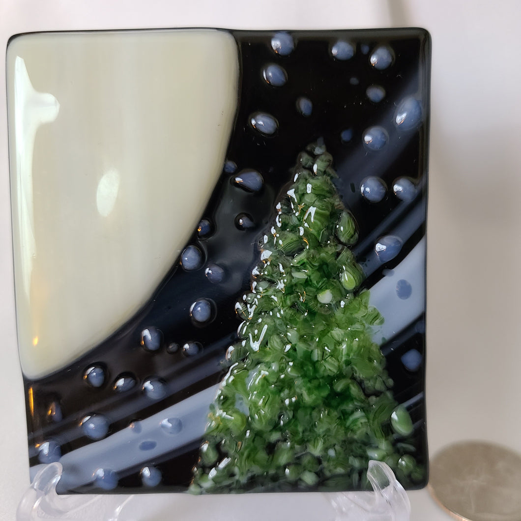 Moonscape (fused glass)