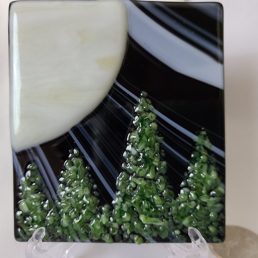 Moonscape 4 (fused glass)