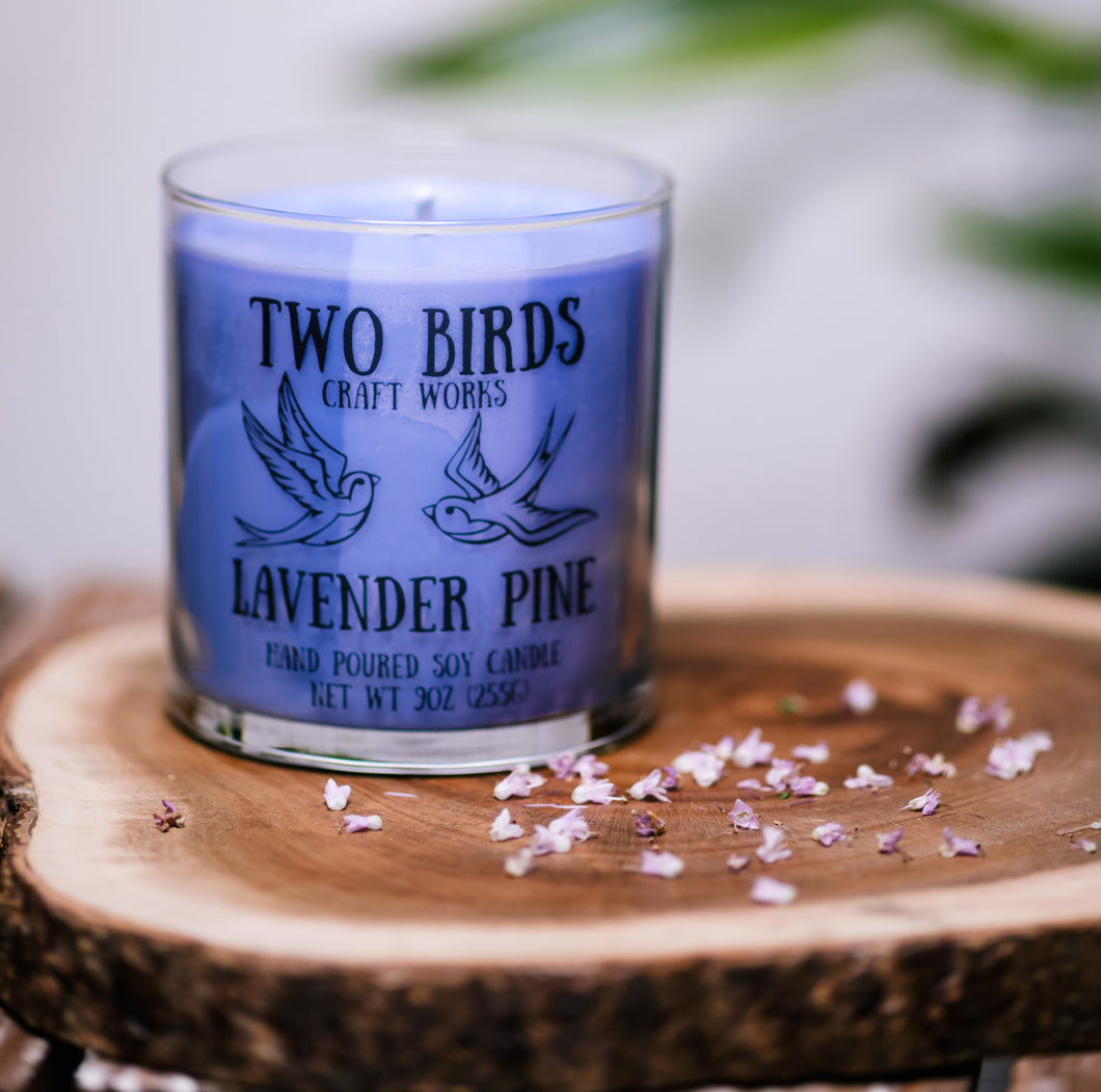 Lavender Pine 9oz Soy Candle